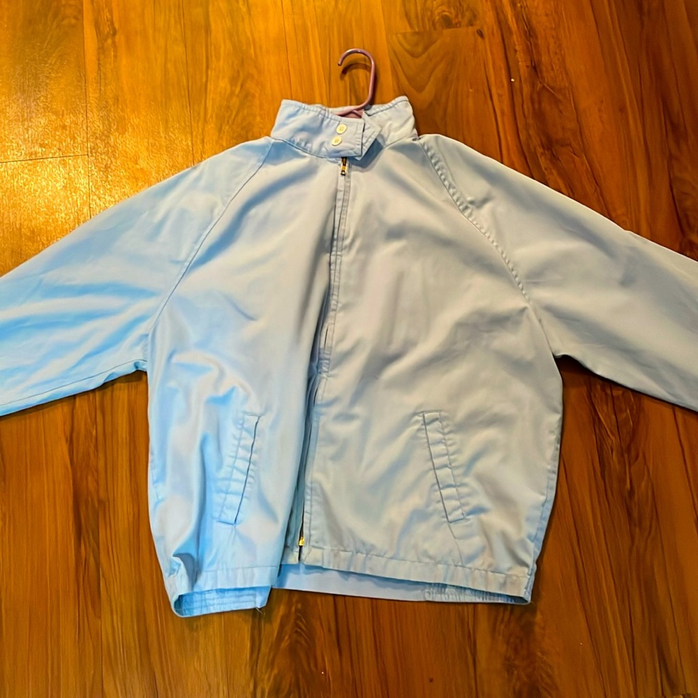 On Course Blue Windbreaker
